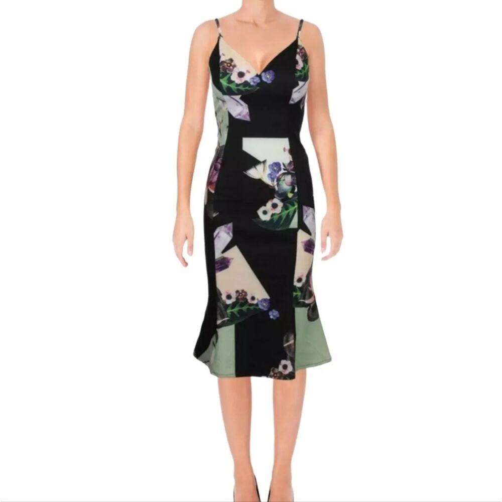 Bariano Floral Midi Dress
